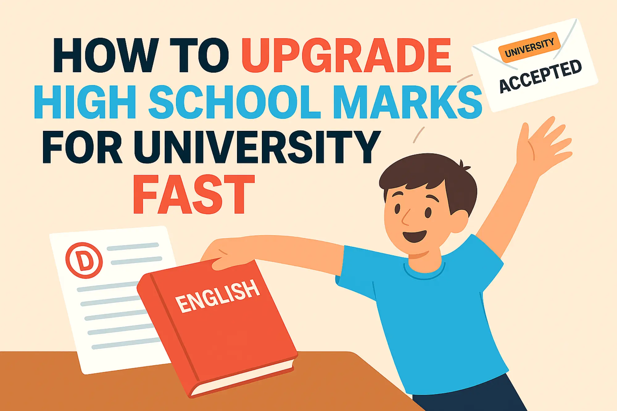 How to Upgrade High School Marks for University Fast