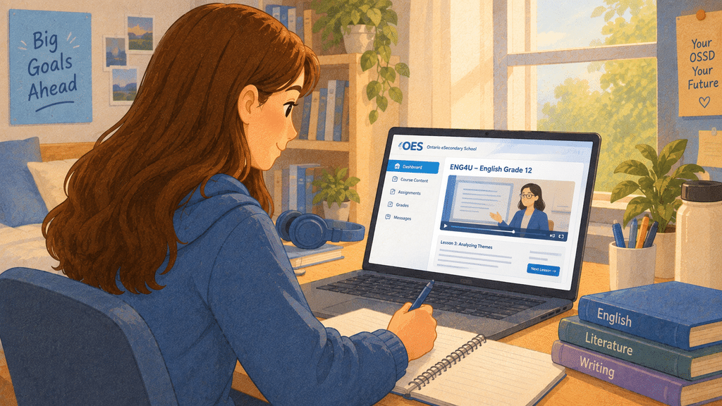 graphic of a girl on a computer
